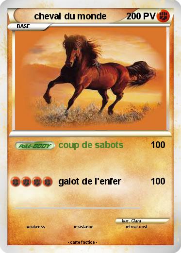 Pokemon cheval du monde