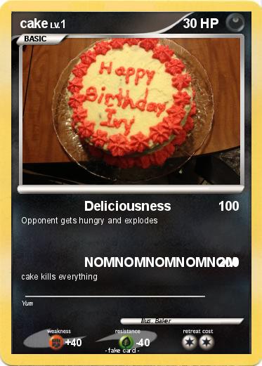Pokemon cake