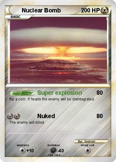 Pokemon Nuclear Bomb