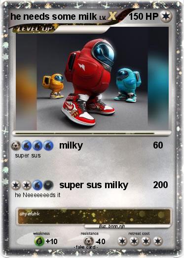 Pokemon he needs some milk