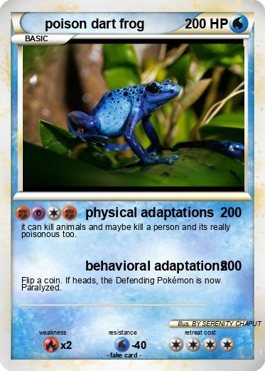 Pokemon poison dart frog