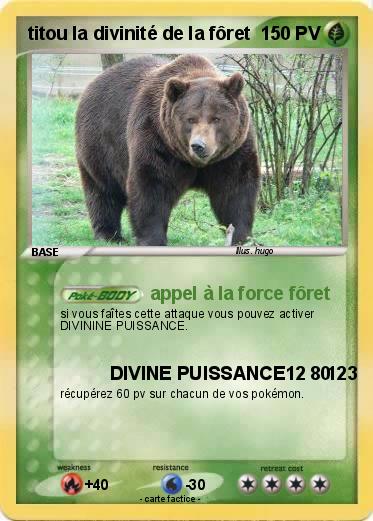 Pokemon titou la divinité de la fôret