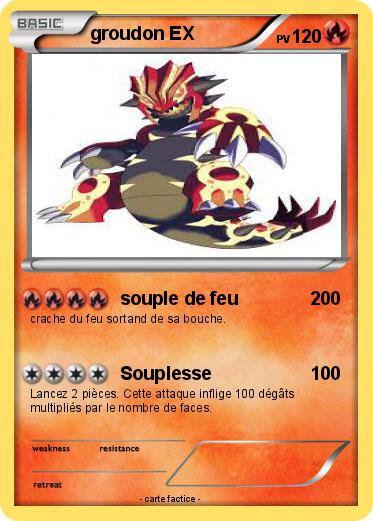 Pokemon groudon EX