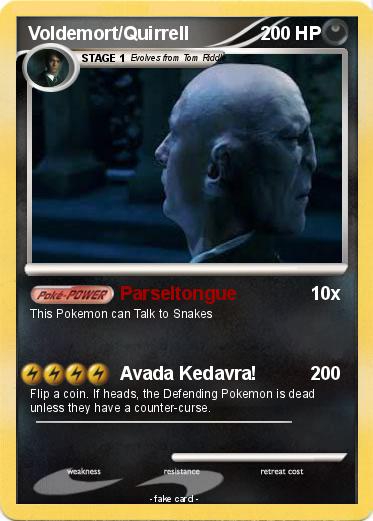 Pokemon Voldemort/Quirrell