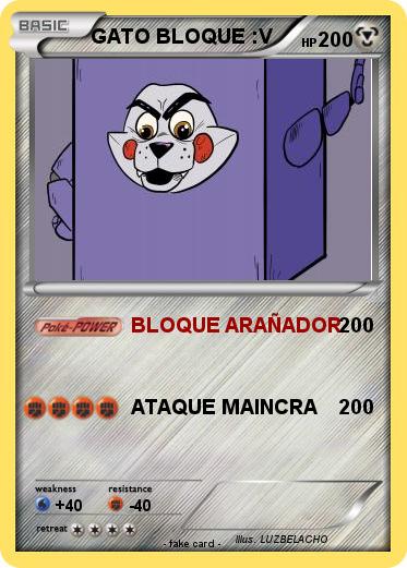 Pokemon GATO BLOQUE :V