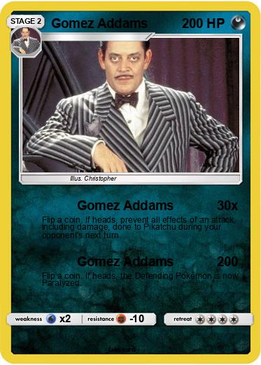Pokemon Gomez Addams