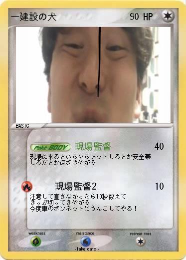 Pokemon 一建設の犬