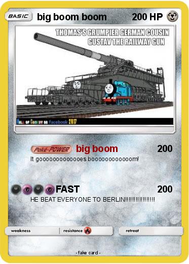 Pokemon big boom boom