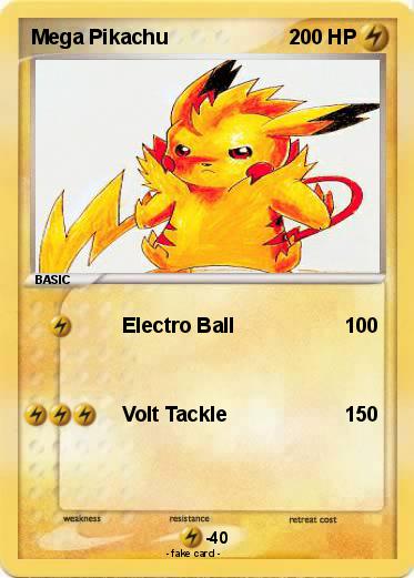 Pokemon Mega Pikachu