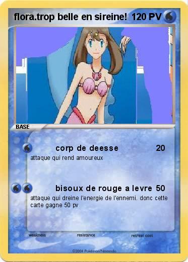 Pokemon flora.trop belle en sireine!
