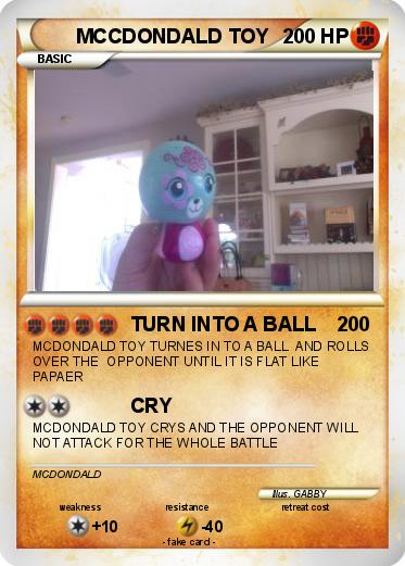 Pokemon MCCDONDALD TOY