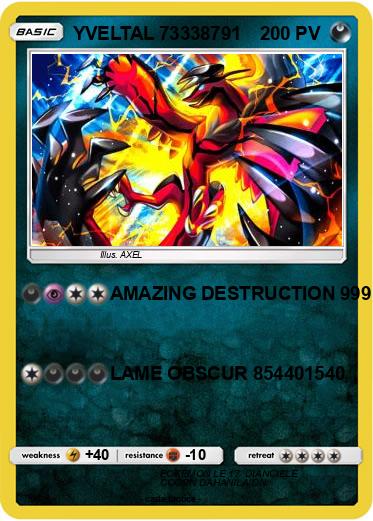 Pokemon YVELTAL 73338791
