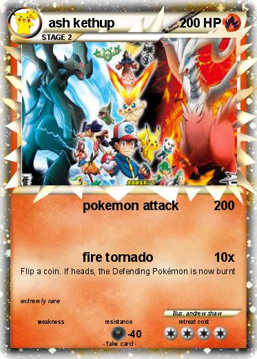 Pokemon ash kethup
