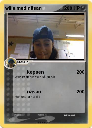 Pokemon wille med näsan