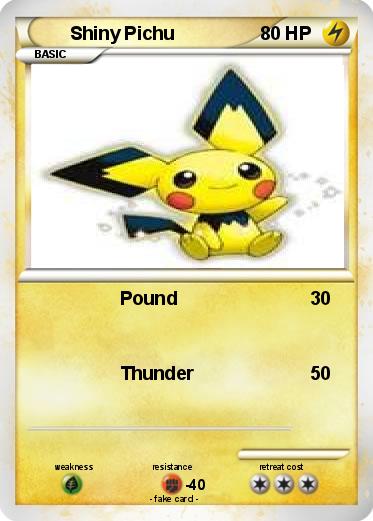 Pokemon Shiny Pichu