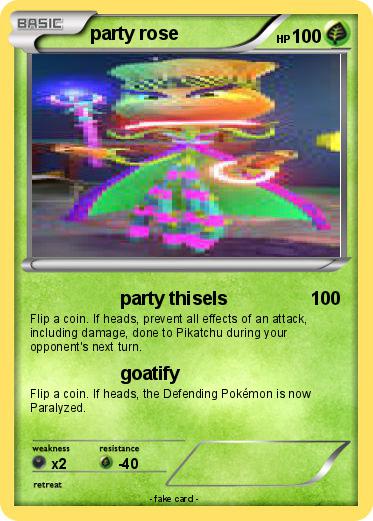 Pokemon party rose