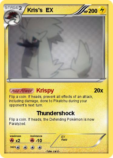 Pokemon Kris's  EX