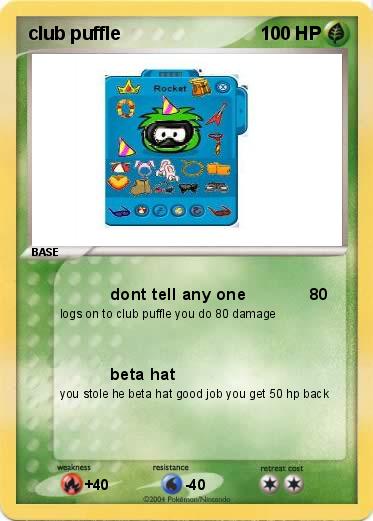 Pokemon club puffle