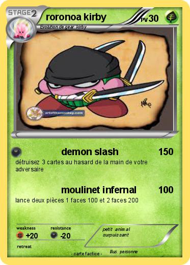 Pokemon roronoa kirby