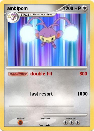 Pokemon ambipom                           4