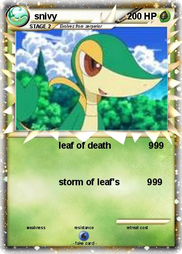 Pokemon snivy