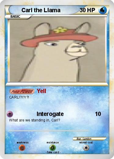 Pokemon Carl the Llama