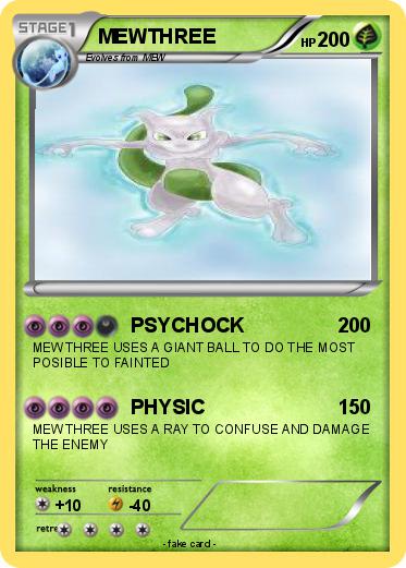 Pokemon MEWTHREE