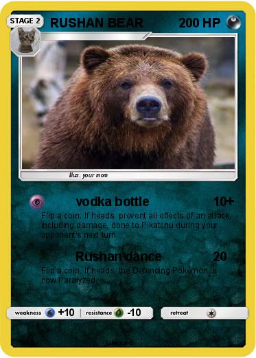 Pokemon RUSHAN BEAR