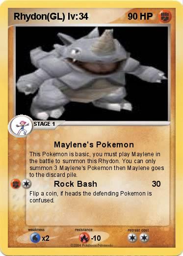 Pokemon Rhydon(GL) lv:34