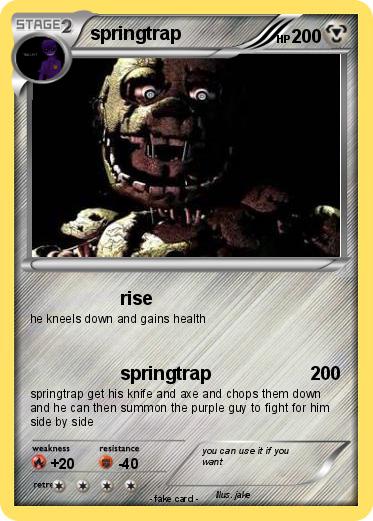 Pokemon springtrap