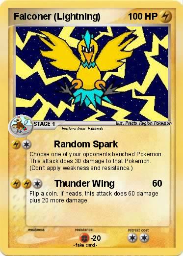 Pokemon Falconer (Lightning)