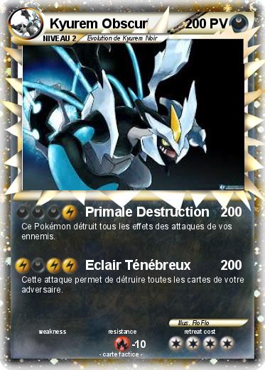 Pokemon Kyurem Obscur