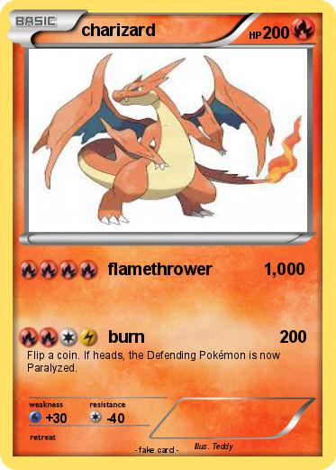 Pokemon charizard