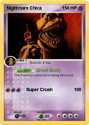 Pokemon Nightmare Chica