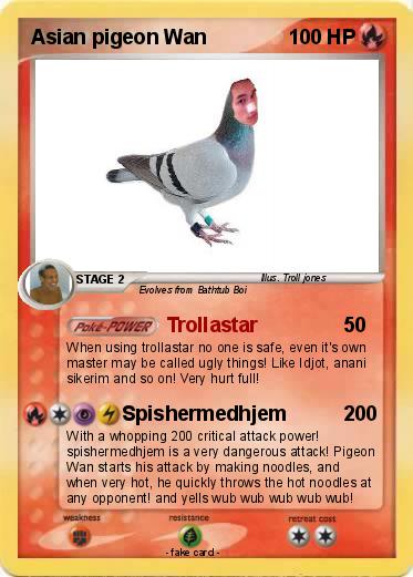 Pokemon Asian pigeon Wan