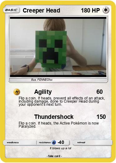 Pokemon Creeper Head