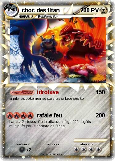 Pokemon choc des titan