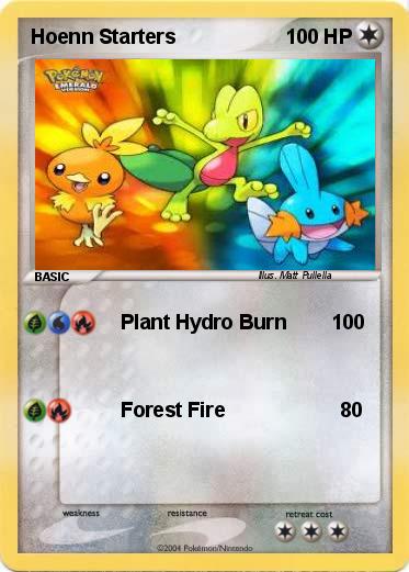 Pokemon Hoenn Starters