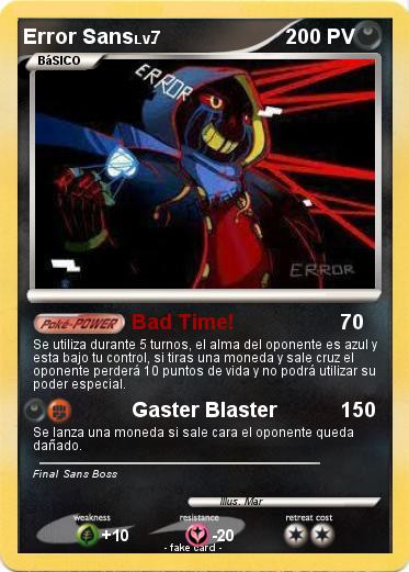 Pokemon Error Sans