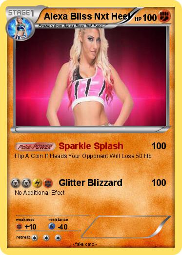 Pokemon Alexa Bliss Nxt Heel