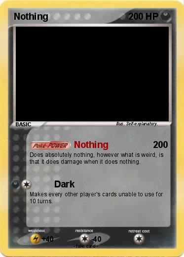 Pokemon Nothing
