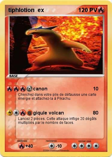 Pokemon tiphlotion  ex