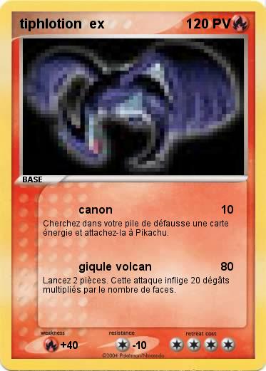 Pokemon tiphlotion  ex