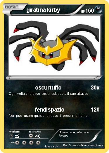 Pokemon giratina kirby