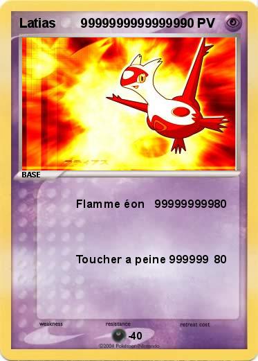 Pokemon Latias       999999999999999