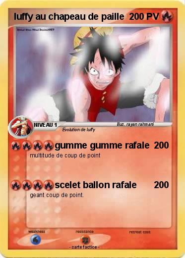 Pokemon luffy au chapeau de paille