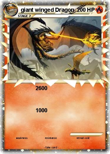 Pokemon giant winged Dragon