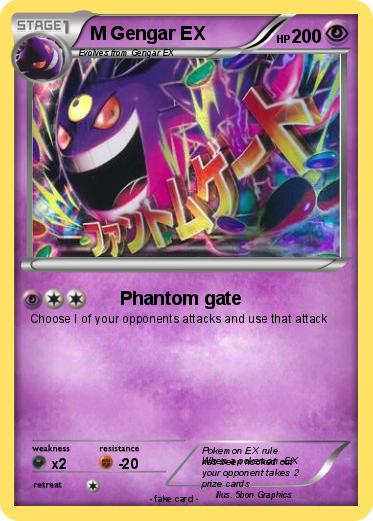 Pokemon M Gengar EX