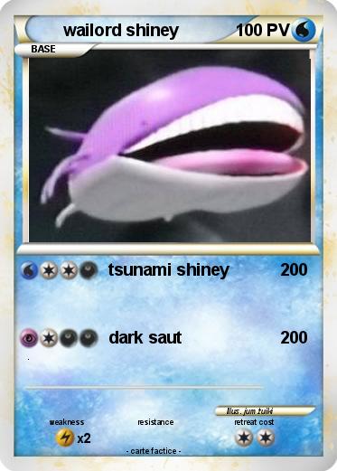 Pokemon wailord shiney