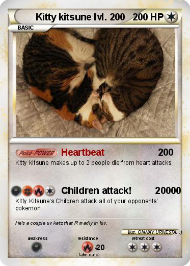 Pokemon Kitty kitsune lvl. 200